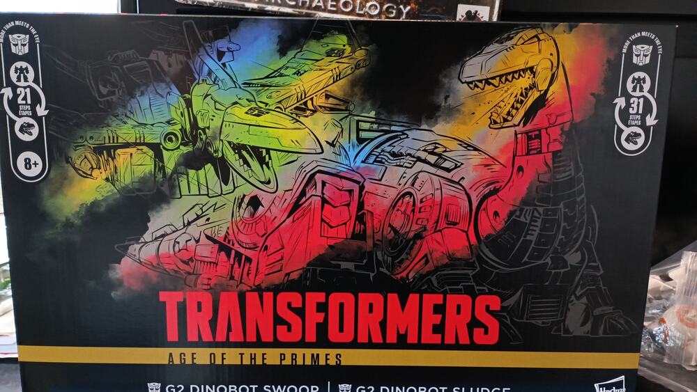 Transformers Age of the Primes G2 Dinobots Swoop and Sludge 2-Pack Hasbro SEALED